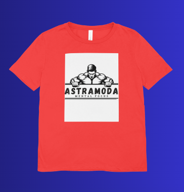 T-Shirt Astramoda Rood