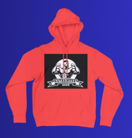 Hoodie Astramoda Rood